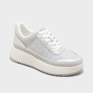 Women's Persephone Sneakers with Memory Foam Insole - Universal Thread Silver